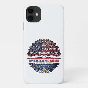 コソボ・コソバール・アメリカ合衆国ツリー・ルーツ国旗 iPhone 11 ケース
