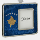 コソボ シルバープレートフレームオーナメント (右)