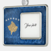 コソボ シルバープレートフレームオーナメント (左)