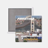 コソボ・プリシュティーナ マグネット (正面/裏面)