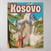 コソボ・ヴィンテージ旅行ポスター ポスター (正面)