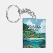 コタオタイランドアジアスキューバダイビングビーチアイランド キーホルダー (正面左)