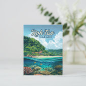 コタオタイランドアジアスキューバダイビングビーチカード (スタンド正面)