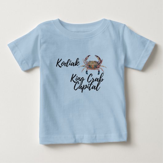 コダイアックカニの首都 ベビーTシャツ (正面)