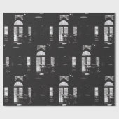 コダックフィルムBNWのバービールTV Windowsの包装紙 ラッピングペーパー (フラット)