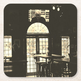 コダックフィルムBNWバービールテレビWindowsコースター スクエアペーパーコースター