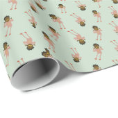 コダック黒いパターン ラッピングペーパー (ロールコーナー)