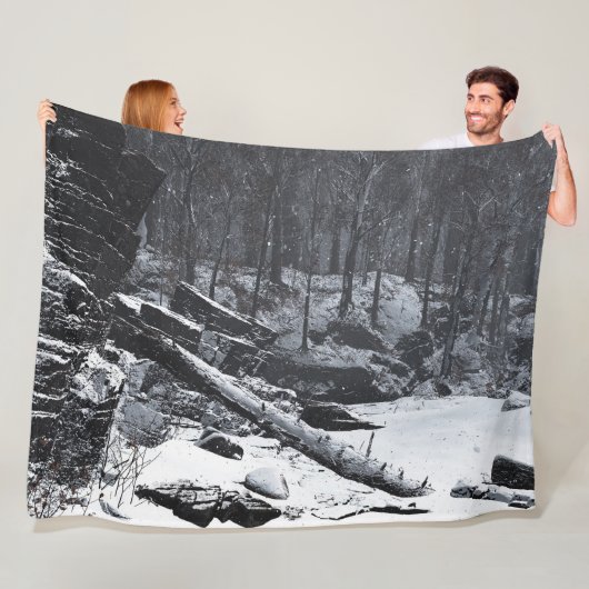 コダ（冬） フリースブランケット (インサイチュ)