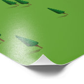 コチェルシー湖、ドイツの地図 フォトプリント            (角)