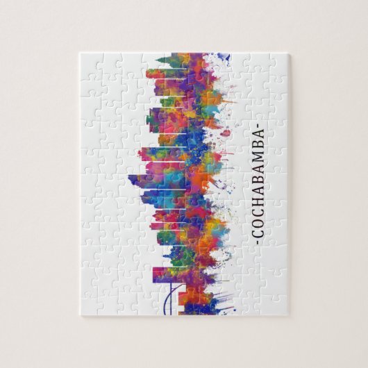 コチャバンバボリビアスカイライン ジグソーパズル (縦)