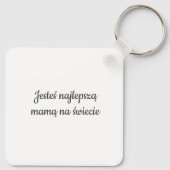 コチャムチęマモ私はポーランドギフトであなたのお母さんを愛している キーホルダー (裏面)