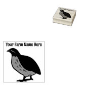 コチュルニックスワパーソナライズされたウイルファームスタンプ ラバースタンプ (押印)