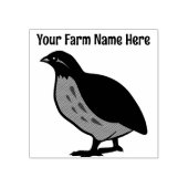 コチュルニックスワパーソナライズされたウイルファームスタンプ ラバースタンプ (インプリント)