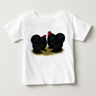 コチンズブラックバンタムペア ベビーTシャツ