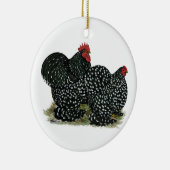 コチン斑の鶏 セラミックオーナメント (右)