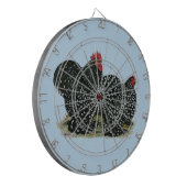 コチン斑の鶏 ダーツボード (正面左)