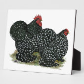 コチン斑の鶏 フォトプラーク (側面)