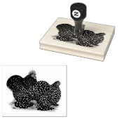 コチン斑の鶏 ラバースタンプ (押印)