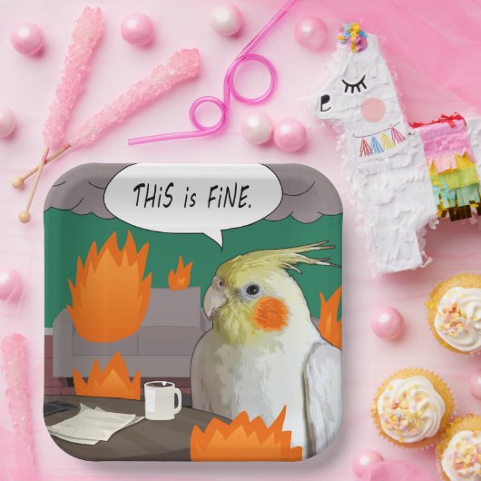 コッおもしろいカティエルこ素晴らしれはミームコーヒーワークホーム ペーパープレート (パーティー)