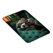 コッエレガントカースパニエル犬クラシックポートレートデザイン マグネット (右側)