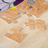 コッカティエルキュートペットバード動物愛好家イエローグレイ ジグソーパズル (側面)