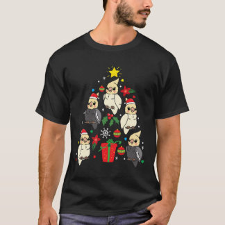 コッカティエルクリスマスオーナメントツリークリスマスママパパビル Tシャツ