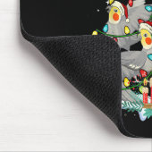 コッカティエルクリスマスツリークリスマスママパパバード マウスパッド (コーナー)