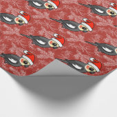 コッカティエルサンタ ラッピングペーパー (角)