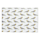 コッカティエルフレンジピローケース（選択カラー） 枕カバー (裏面-左)