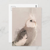 コッカティエルポートレートNo.9ポストカード ポストカード (正面/裏面)