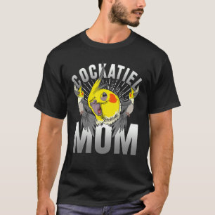 コッカティエルママ野鳥観察ビルドワッチャーオウム動物Co Tシャツ