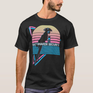 コッカティエルレトロソルトシェーカーセキュリティ Tシャツ