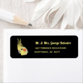 コッカティエル差出人住所ラベル ラベル (インサイチュ)