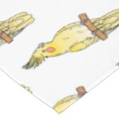 コッカティエル鳥の漫画イラストレーション テーブルクロス (アングル)