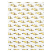 コッカティエル鳥の漫画イラストレーション テーブルクロス (正面)