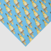 コッカティエル鳥の漫画イラストレーション 薄葉紙 (詳細)