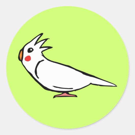 コッカティエル ラウンドシール (正面)