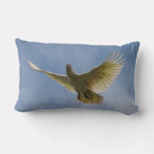 コッカトゥー鳥鸚鵡動物の飛行機オーストラリア ランバークッション (裏面)