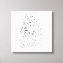 コッカプーのイラスト、ウォールアート