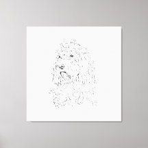 コッカプーのイラスト、ウォールアート