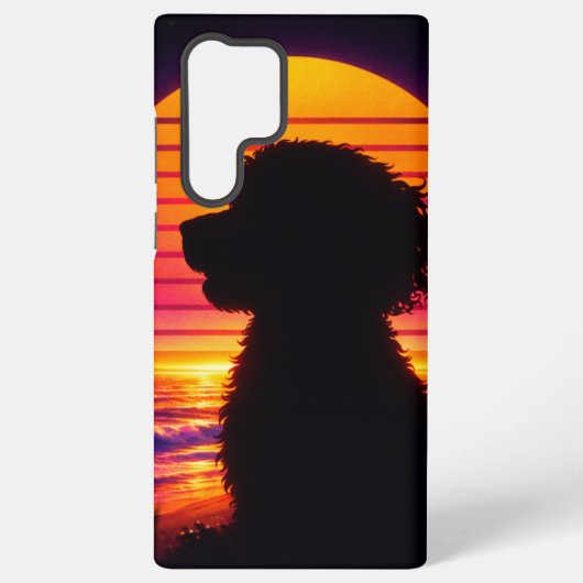コッカプーケース - レトロコッカプー愛好家ギフト SAMSUNG GALAXYケース (裏面)