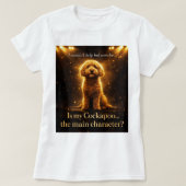 コッカプー主役Tシャツ 面白い犬好きギフト Tシャツ (デザイン正面)