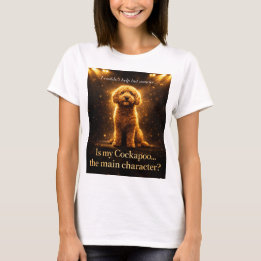 コッカプー主役Tシャツ 面白い犬好きギフト Tシャツ