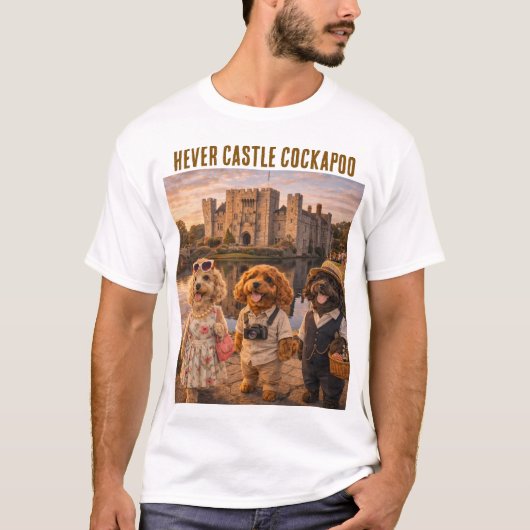 コッカプー城Tシャツ ヘバー城のプレゼント Tシャツ (正面)
