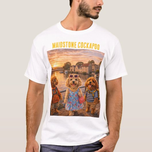 コッカプー川Tシャツ ケント ギフト Tシャツ (正面)