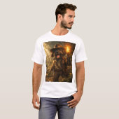 コッカプー探検家Tシャツ 冒険犬ギフト Tシャツ (正面フル)