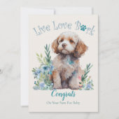 コッカプー犬の里親募集、ガットチャデイ（最高の日） カード (正面)