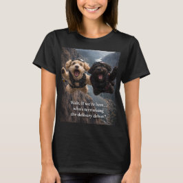コッカプー飼い主ギフト ふざけた犬D Tシャツ