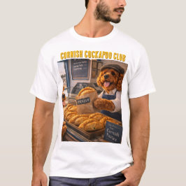 コッカプー コーニッシュ・パスティ Tシャツ 面白いドッグギフト UK