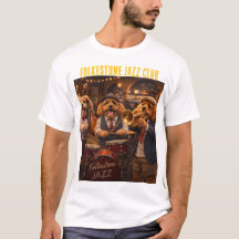 コッカプー・フォークストーン・ジャズクラブTシャツ・犬グッズ